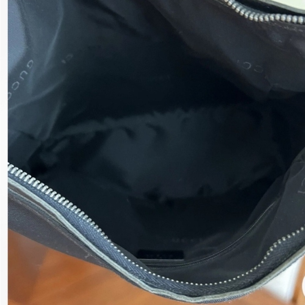Authentic Gucci Black Nylon/Leather Shoulder Bag-Casual-with dust bag. - Picture 7 of 7